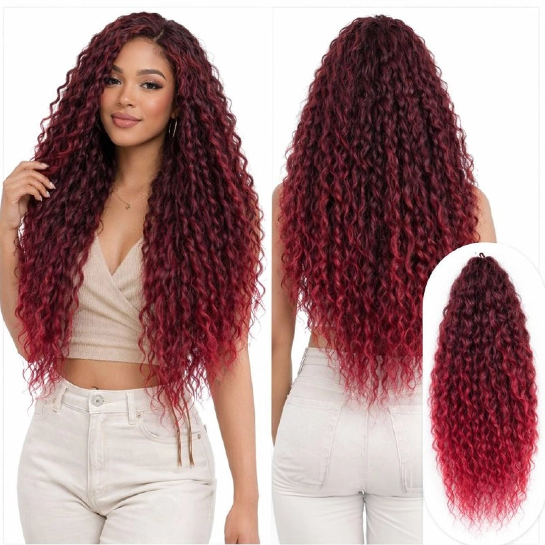 Африкански къдрици ARIEL, цвят #TBRED4