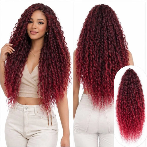 Африкански къдрици ARIEL, цвят #TBRED4