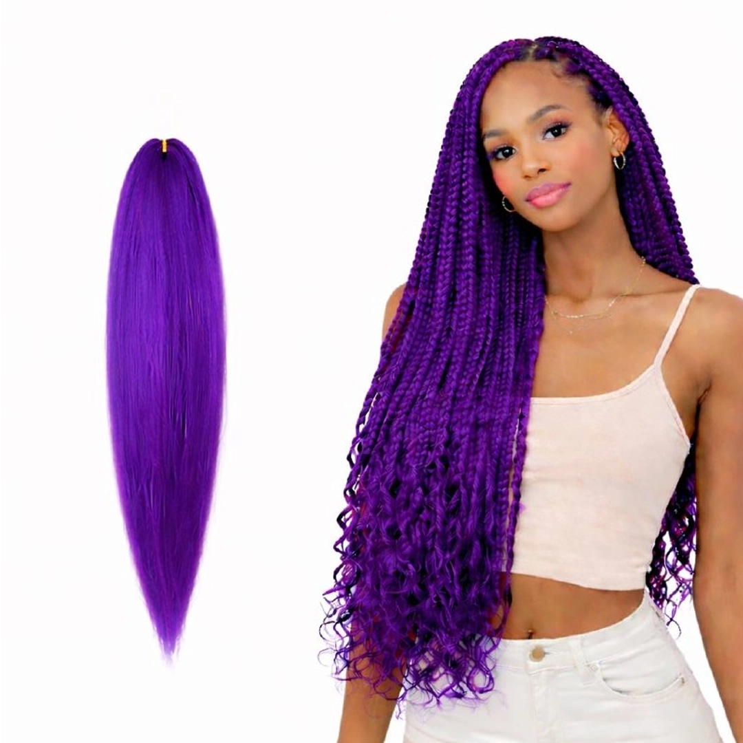 Канекалон Pre-Streched, цвят #purple (1 брой)