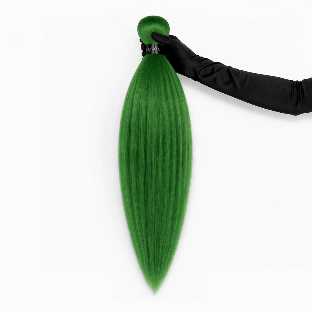 Канекалон 100%, цвят #GREEN-S