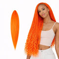 Канекалон Pre-Streched, цвят #ORANGE (1 брой)