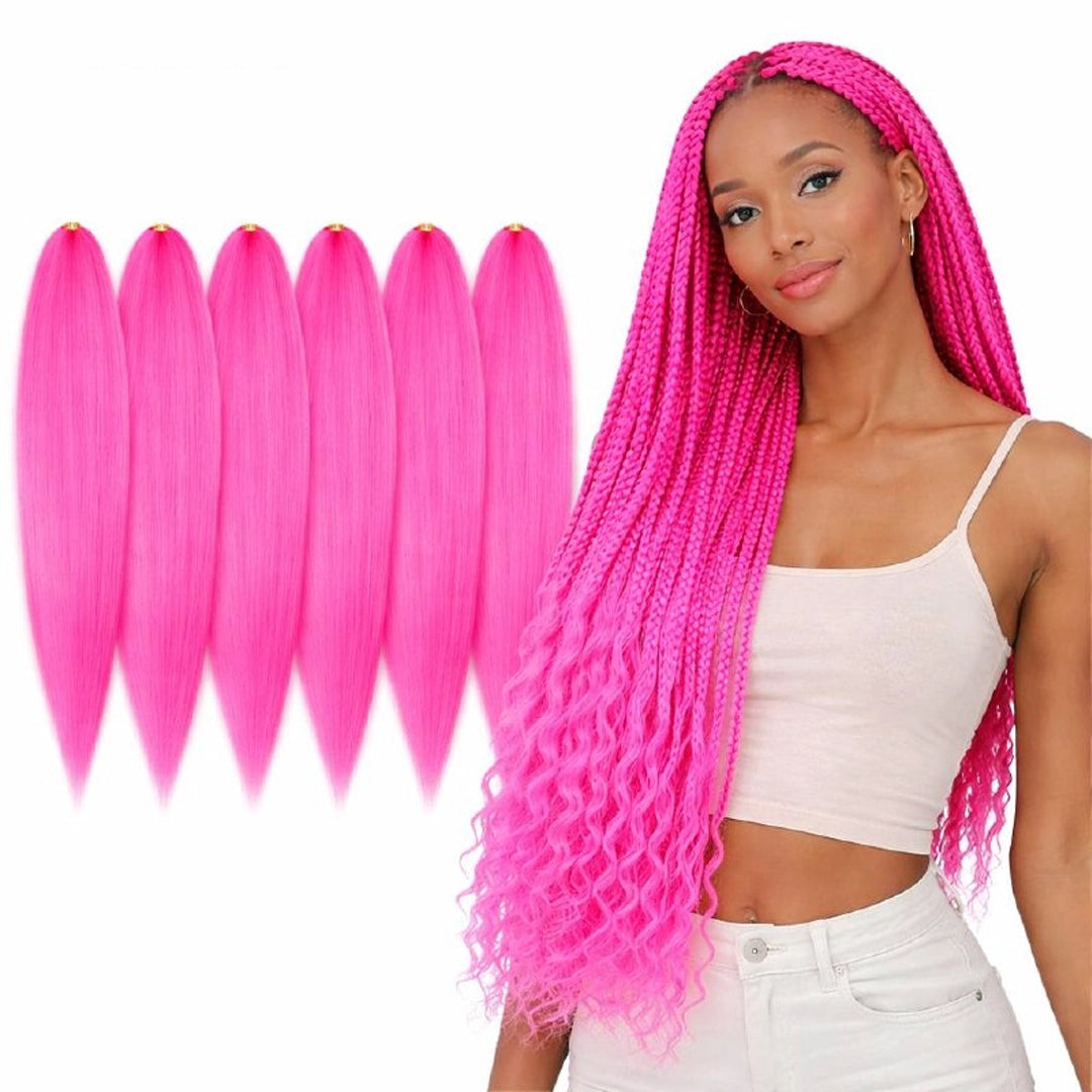 Канекалон Pre-Streched, цвят #PINK (6 броя)