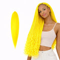 Канекалон Pre-Streched, цвят #YELLOW (1 брой)