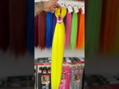 Канекалон Pre-Streched, цвят #YELLOW (1 брой)